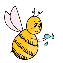 Floating bee 3