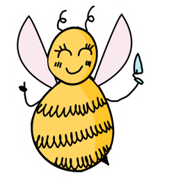 Floating bee 4