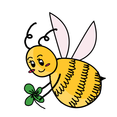Floating bee 5